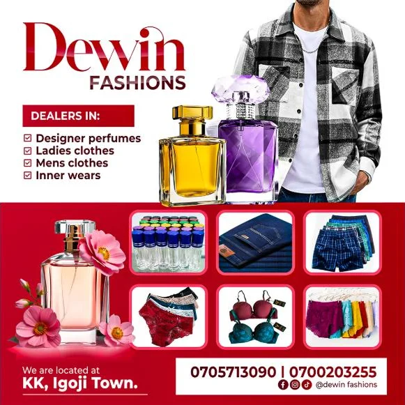 Dewin Fashions — Product Advert
