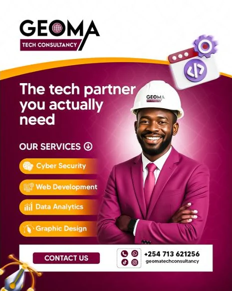 GEOMA Tech Consultancy — Services Advert