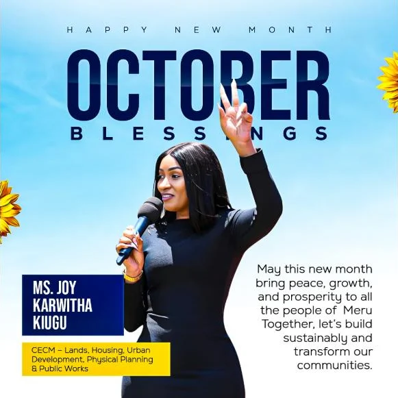 CECM Joy Karwitha — October Blessings