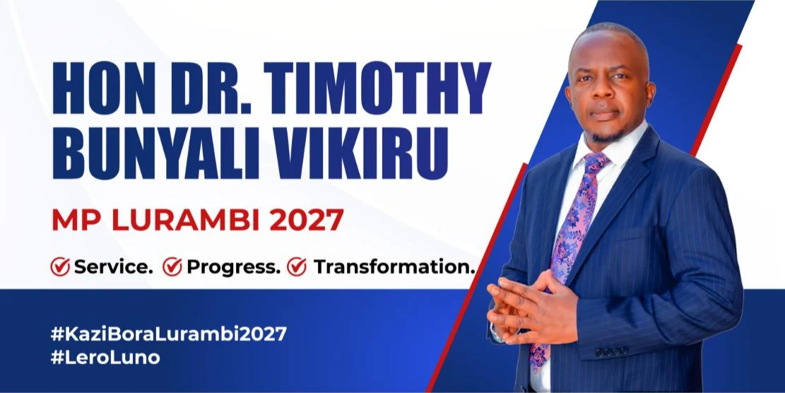 Hon. Dr. Timothy Vikiru — MP Lurambi 2027