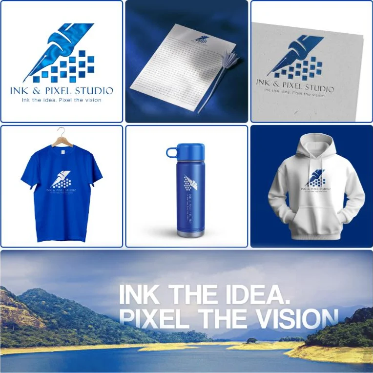 Ink & Pixel Studio — Brand Identity Suite