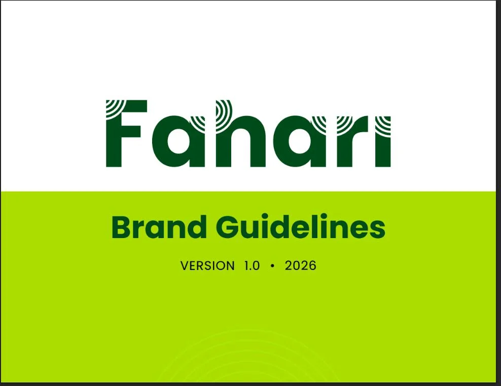 Fahari — Brand Guidelines Cover