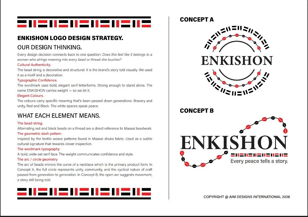 Enkishon — Logo Design Strategy